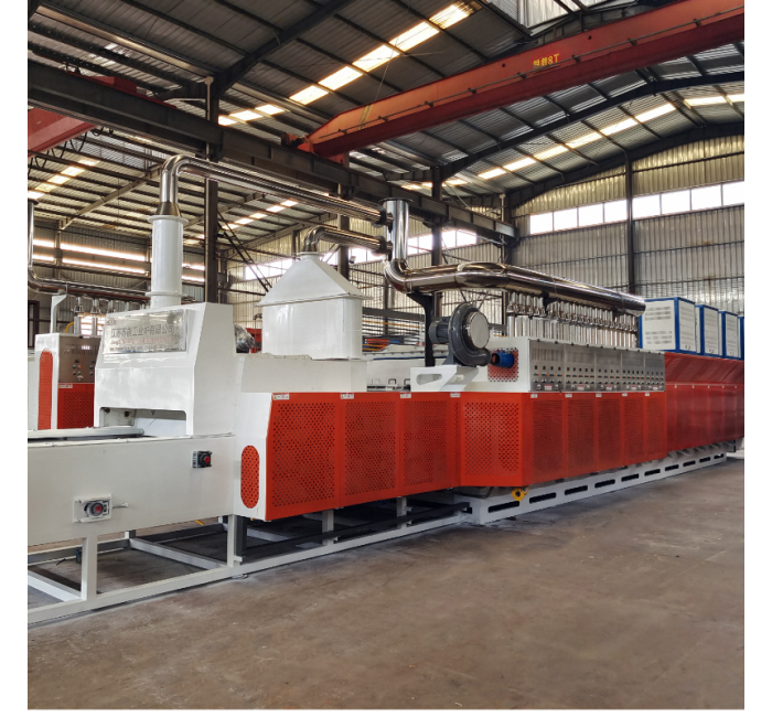 可控氣氛網(wǎng)帶爐生產(chǎn)線