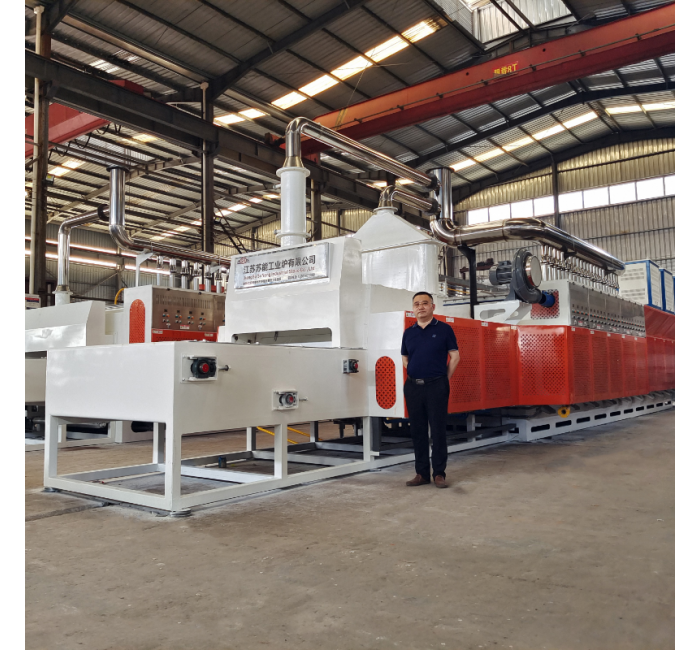 可控氣氛網(wǎng)帶爐生產(chǎn)線